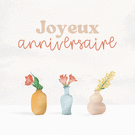 Fleurs élégantes pour un joyeux anniversaire